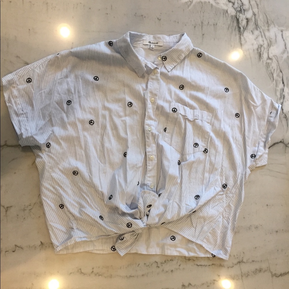 Madewell Collard Peace Buttondown